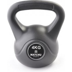 Matchu Sports - Kettlebell - 4 kg - Zwart