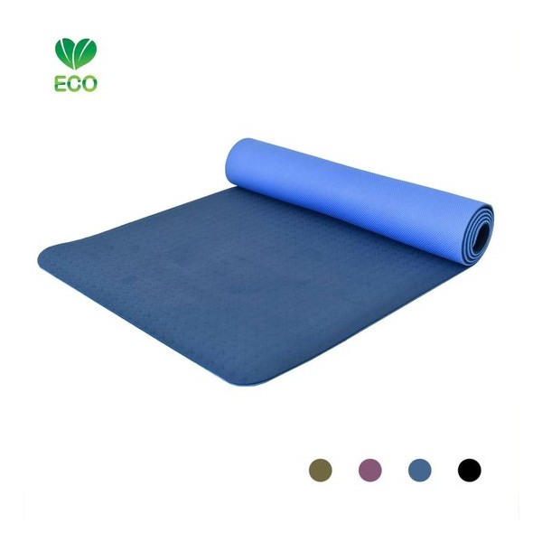 Love Generation Eco Yoga Mat - TPE - Blauw - 183 x 61 x 0.6 cm