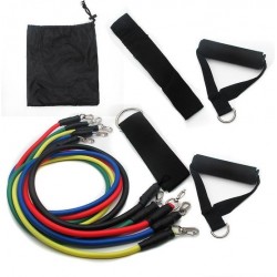 XL Fitness Elastiek Set - Resistance Power Band Tube - Fitnessbanden / Weerstandskabel