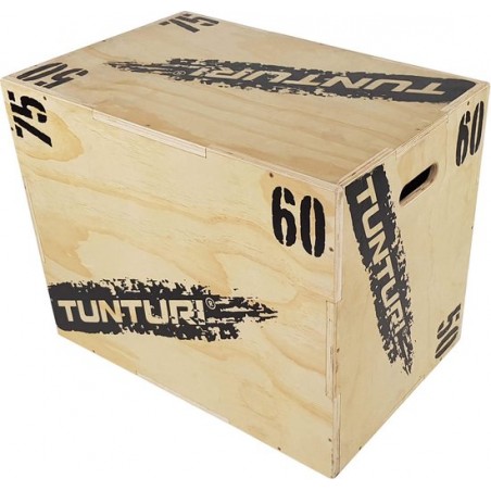 Tunturi Plyo Box - Houten fitness kist- 50/60/75 cm