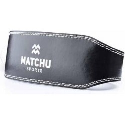 Matchu Sports - Leren powerlift riem - Lifting belt maat M