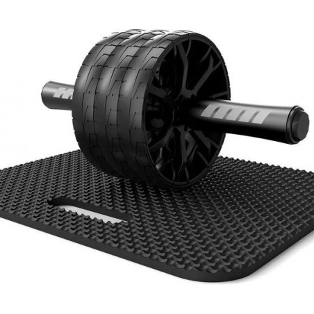 REGENTECH Trainingswiel + Fitnessmat - Abb Roller - Buikspier Roller - Buikspier Trainer