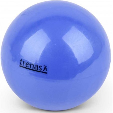 Trenas Gewichtsbal - Yoga Toningbal - Yoga bal - 2 kg - diameter 13 cm - Blauw - niet stuiterend