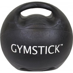 Gymstick Medicine bal - Met Handvaten - 4 kg - Zwart / Grijs