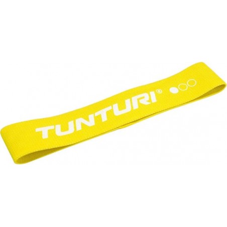 Tunturi Weerstandsband textiel - resistance band - Geel - Licht