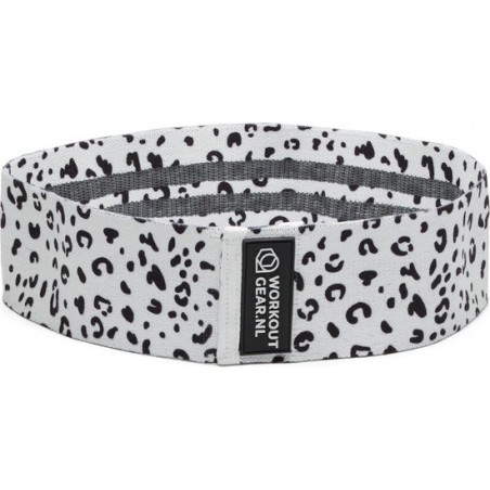 Workout Gear - Resistance Band - Panterprint - Wit - Zwart - 11/16kg