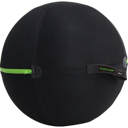 Tunturi Fitnessbalhoes 65cm met groene rits