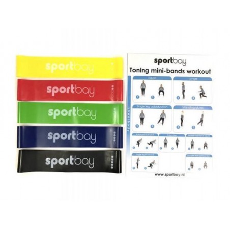 Sportbay Resistance Banden Set - 5 stuks - verschillende weerstanden