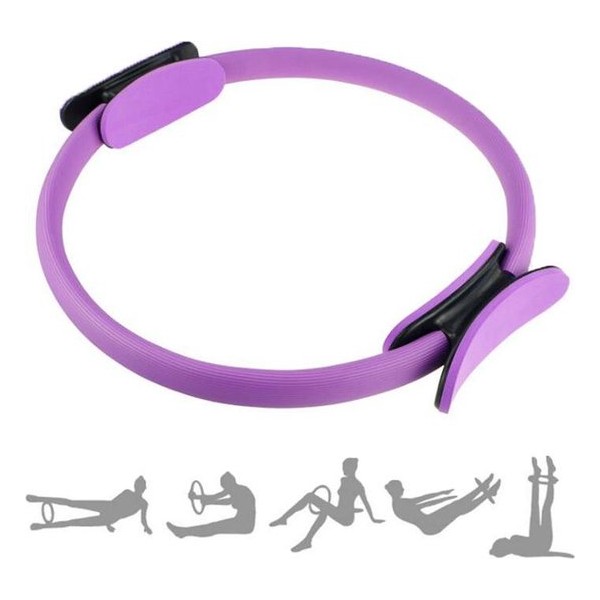 Fox Goods Pilates Ring - Yoga Ring - Sport Ring - Fitness Ring - Yoga Oefeningen - Paars - 38CM