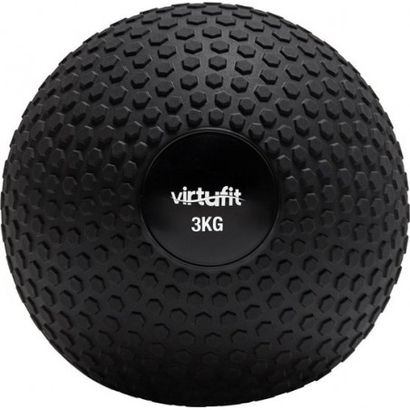 VirtuFit Slam Ball – Fitness Bal – Crossfit Bal - 3 kg – Zwart