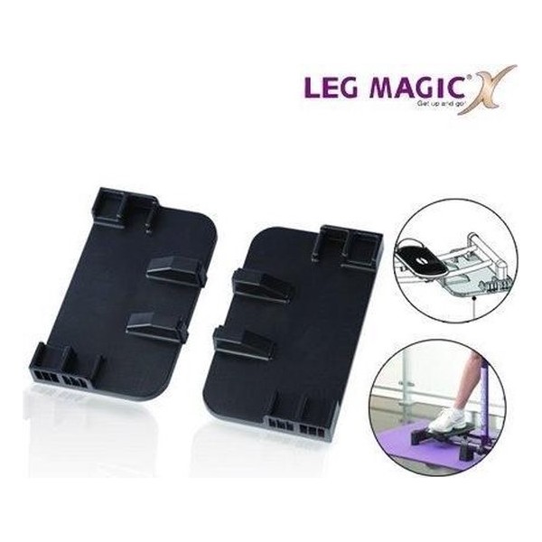 Leg Magic X  Fitnesapparaat Gliders Verstelbare - Zwart