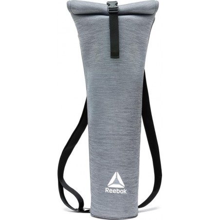 Reebok yoga mat bag roll top design grey