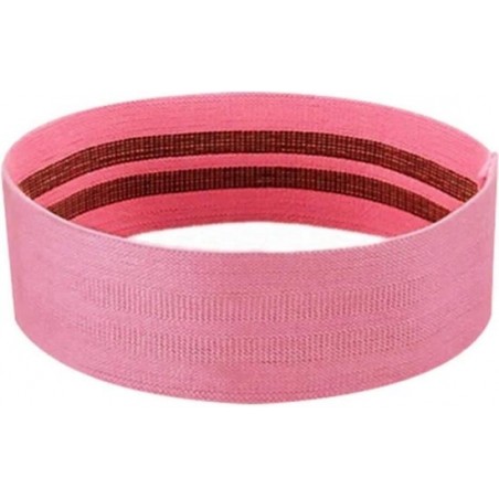 Booty band roze met anti slip - Hip resistance band pink - Hip loop pink - Glute loop - Hip circle - Heupweerstandsband