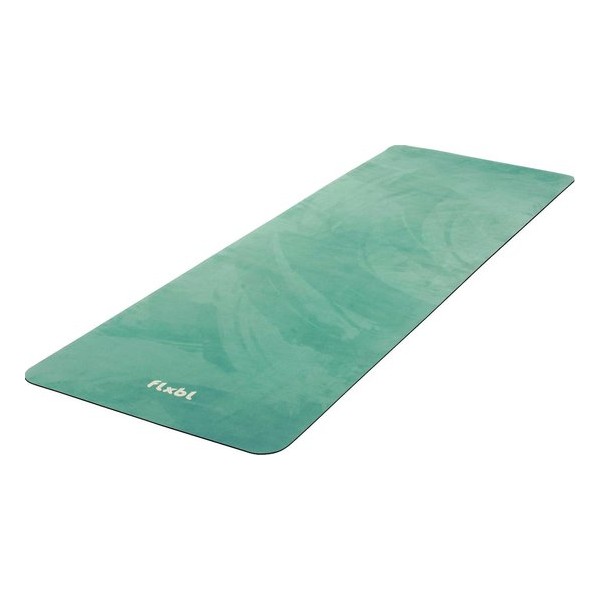 FLXBL Yoga mat met comfort toplaag - Wasbaar - (zweet) absorberende grip - OPVOUWBAAR - groen - Tender Green