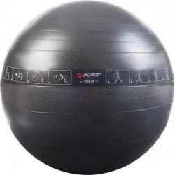 PURE2IMPROVE Fitnessbal - 75cm - Balans - Core - Buikspieren - Training