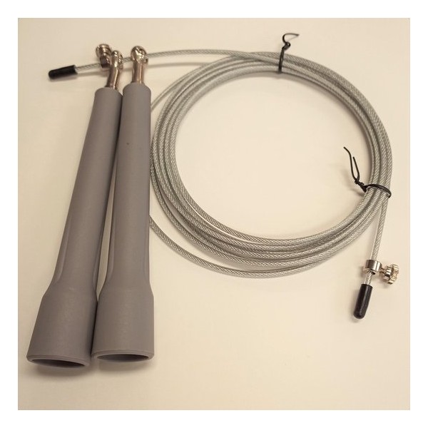 Verstelbaar Speed rope - Sport Springtouw - Lengte 300 cm - GRIJS