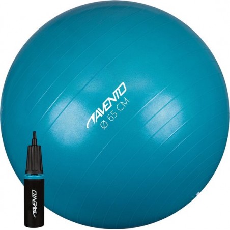 Avento Fitness/Gymbal + Pomp - Ø 65cm - Blauw - 65