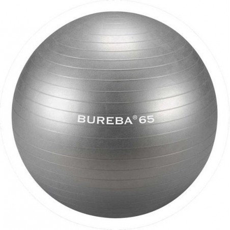 Trendy Sport - Professionele Gymnatiekbal - Fitnessbal - Bureba - Ø 65 cm - Zilver/Grijs - 500 kg belastbaar - Tuv/GS getest