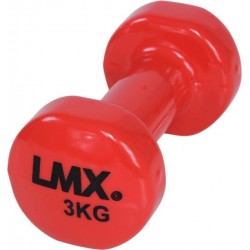 LMX Dumbbells - 2 x 3,0 kg - Vinyl - Rood