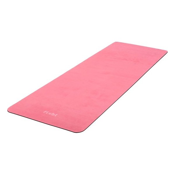 FLXBL Yoga mat met comfort toplaag - Wasbaar - (zweet) absorberende grip - OPVOUWBAAR - Roze - Pink Blossom