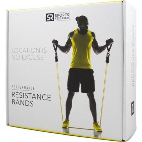 Performance Resistance Bands – Set van 5 weerstandselastieken