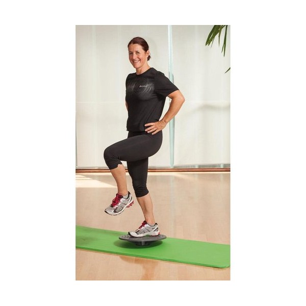Schildkröt Fitness Balanceboard - Doorsnee 39.5 cm - Plastic - Groen/Antraciet