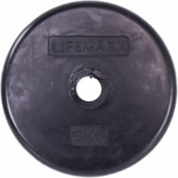 LMX Halterschijf - 30mm - Rubber coating - per stuk - 4 kilo