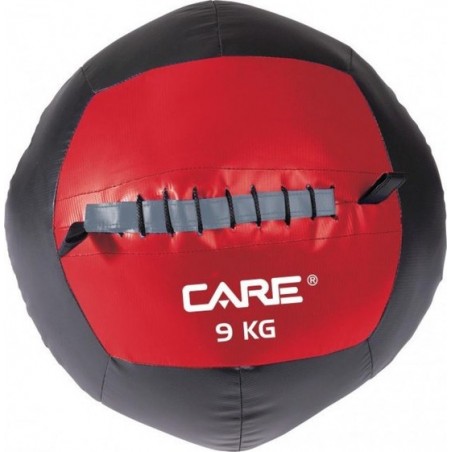 Care Fitness - Wallball 9 Kg - Functional Fitness - Rood/zwart