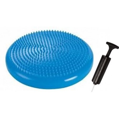 RS Sports Balanskussen - Balance board 33 cm - incl pomp - blauw