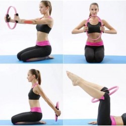Pilates ring Zwart | Yoga oefeningen | Yoga ring | Fitness ring | Workout | 38cm