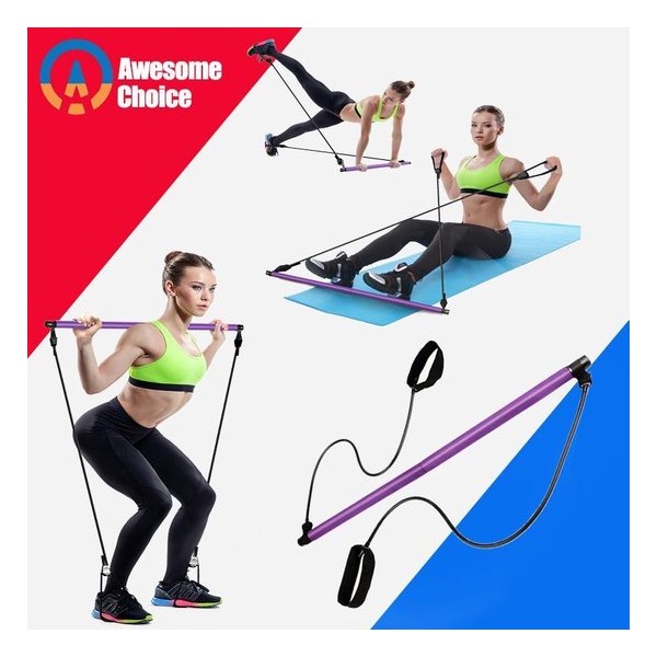 Pilates Resistance Stok - Weerstandsband - Thuis Sporten - Pilates Stick - Pilates Bar - Squat