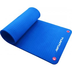 Tunturi Pro Fitnessmat - Oefenmat - 140 cm x 60 cm x 1,5 cm - Blauw