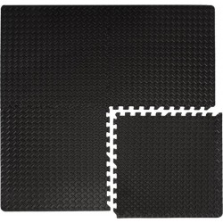 Puzzelmat zwart 1,2 x 1,2m epr-yu-061 4 matten als set