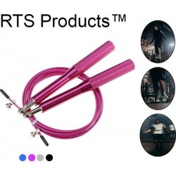 RTS Products™ - Speedrope - aluminium springtouw - lagers - ROZE - volwassen - fitness - crossfit - stevig - fit - kickboxing