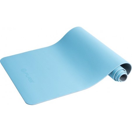 PURE2IMPROVE Dual Color Yogamat - Blauw - 173x58x0,6cm