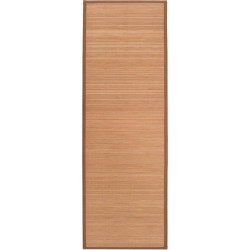 Yogamat 60x180 cm bamboe bruin