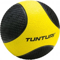 Tunturi Medicine Ball - Medicijnbal - 1kg - Geel/Zwart - Rubber