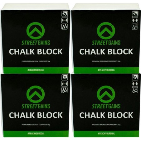 Magnesium Chalk Grip Blok 4X | StreetGains®