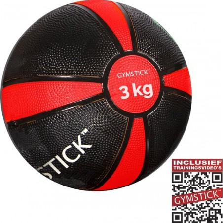 Gymstick Medicine bal - 3 kg - Met trainingsvideo's