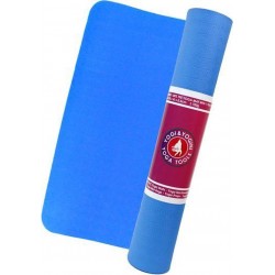 Yogi & Yogini TPE yogamat blauw - 63x183x0.5 cm - 1000 g