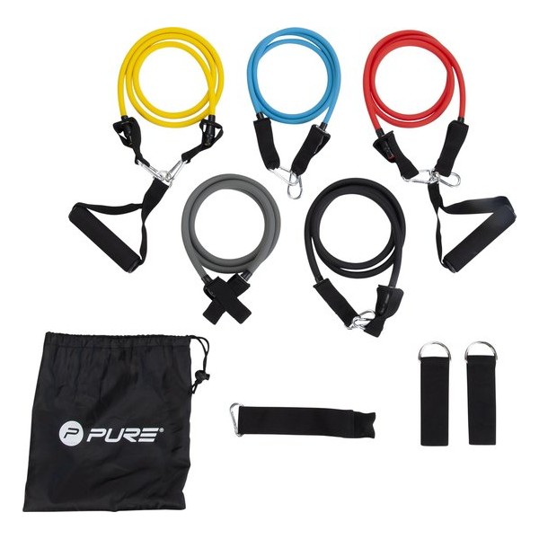 PURE2IMPROVE - Hometrainer Set - Fitnesselastieken - Workout