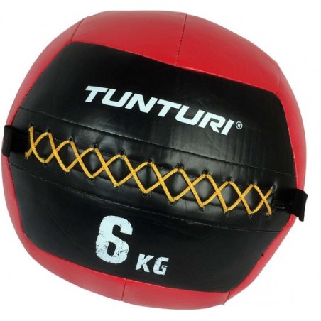 Tunturi Wall Ball - Medicine ball - Crossfit ball - 6kg - Rood