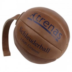 Trenas - Slingerbal - Schleuderball - Leer - 1.5 kg - Ø 21cm - Lus lengte 28 cm