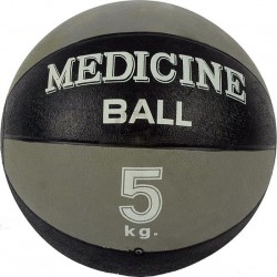 Medicine ball - 5 kg (Grijs) | Fitness bal | Slam ball | Mambo Max
