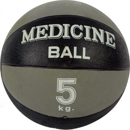 Medicine ball - 5 kg (Grijs) | Fitness bal | Slam ball | Mambo Max