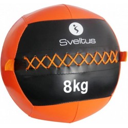 Sveltus Wallball 8 Kg Zwart/oranje
