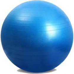DW4Trading® Yoga fitness gym bal 65 cm blauw