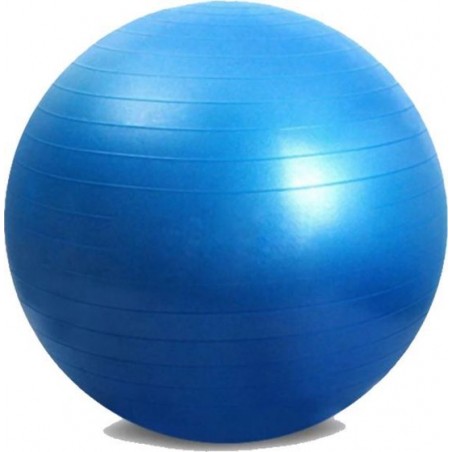 DW4Trading® Yoga fitness gym bal 65 cm blauw