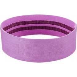 Booty band paars met anti slip - Hip resistance band pink - Hip loop pink - Glute loop - Hip circle - Heupweerstandsband