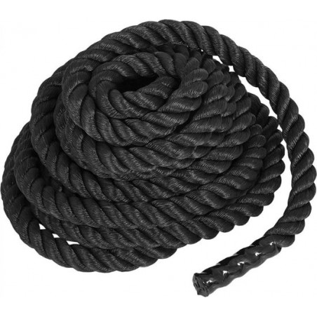 Gorilla Sports Power Rope 15 m lang -Diameter 38 mm -Hoogwaardig nylon